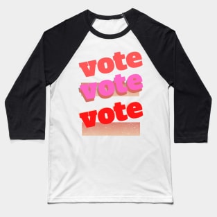 Vote Baseball T-Shirt